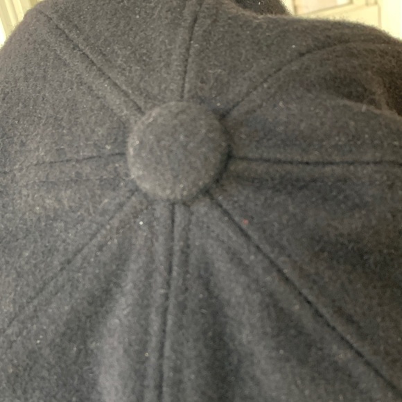 Black Newsboy Cap - Picture 7 of 11